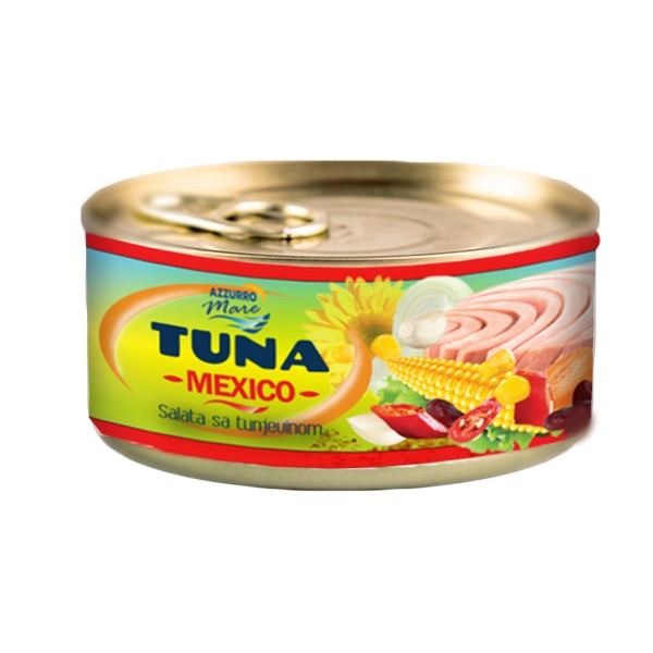 Tuna salata mexico 160g azzuro mare 48/1***