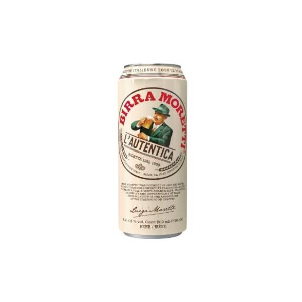 BIRRA MORETTI limenka 0,5l 24/1