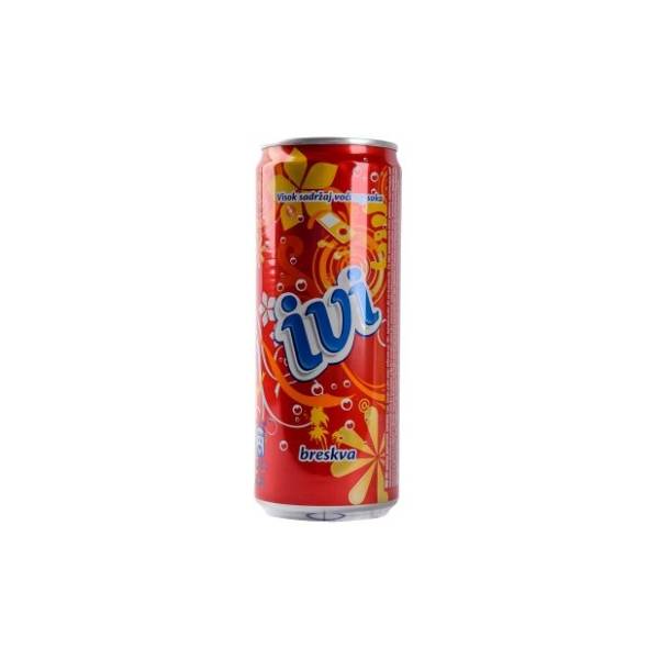 IVI breskva limenka 0,33l 24/1