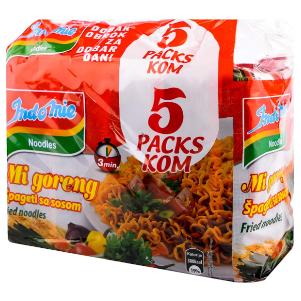 Nudle INDOMIE Mi goreng 5X80g 8/1