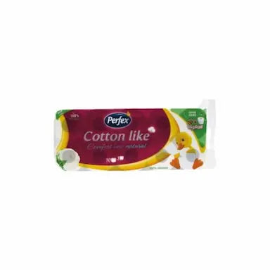 Toalet papir PERFEX cotton like 3sloja 10kom 9/1