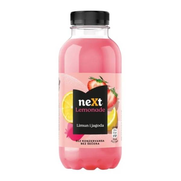 Voćni sok NEXT Lemonade jagoda 0,4l 12/1