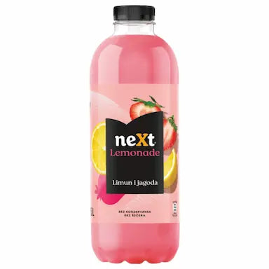 Voćni sok NEXT Lemonade jagoda 1.25l 6/1