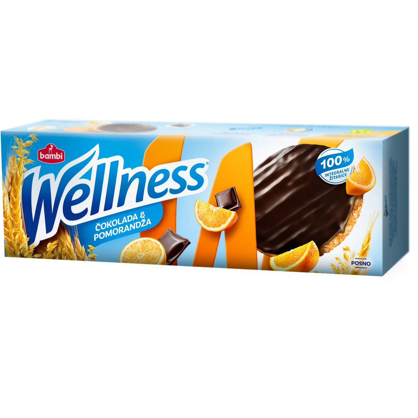 WELLNESS POMORANDZA I CRNA COKOLADA 155G 15/1***