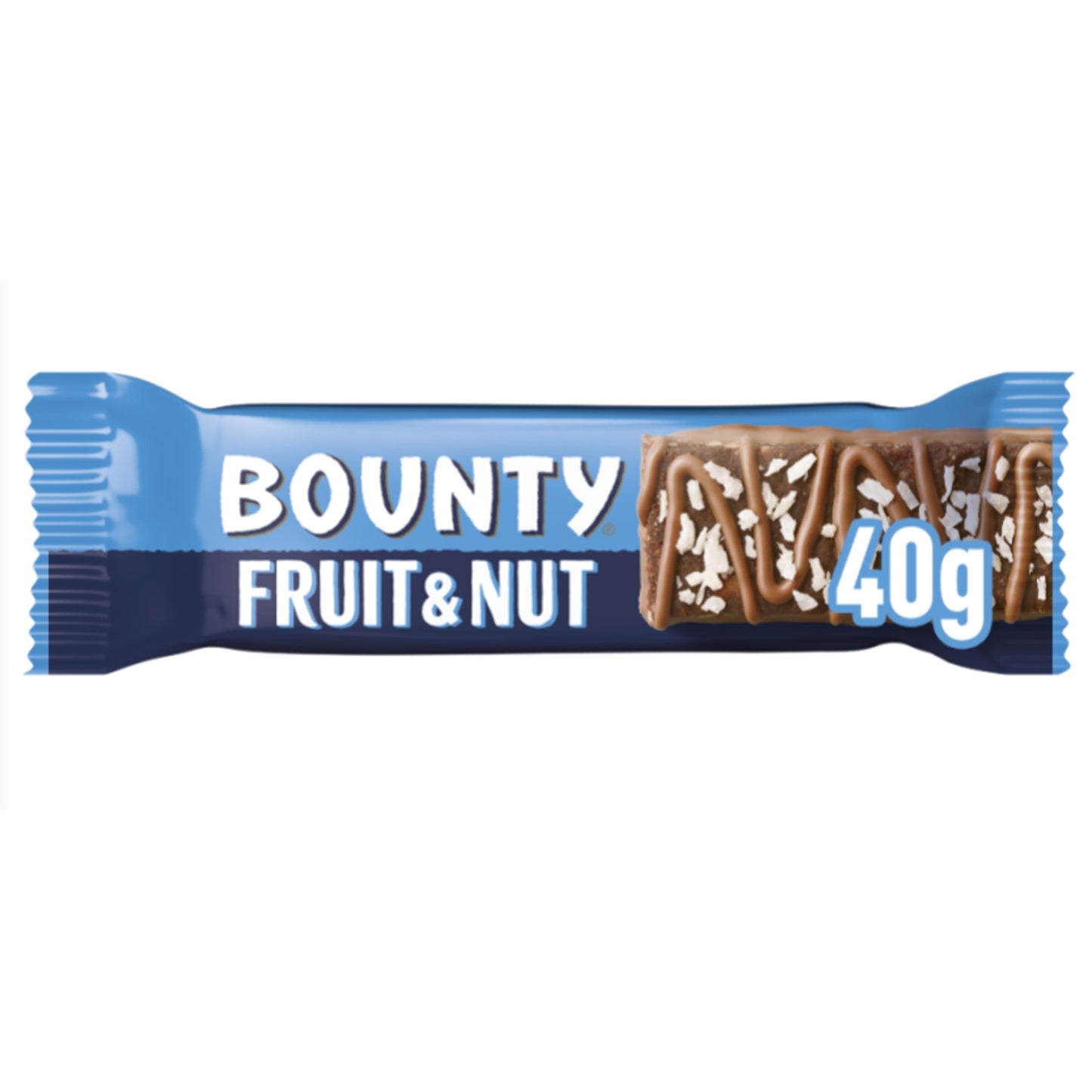 Bounty Fruit & Nut Chocolate Bar 40g 18/1