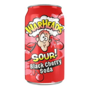 Warheads - Black Cherry Sour Soda 330ml   12/1