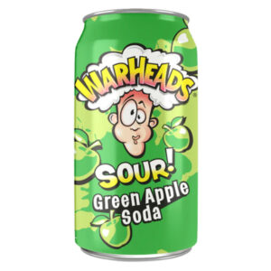 Warheads - Green Apple Sour Soda 330ml    12/1