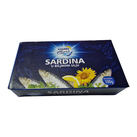 Azzurro sardina 125g   100/1***