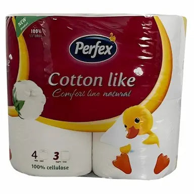 Toalet papir PERFEX cotton comfort line 3 sloja 4kom 21/1