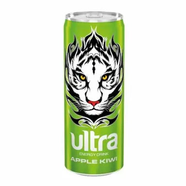 ULTRA energy jabuka kivi 250ml   12/1