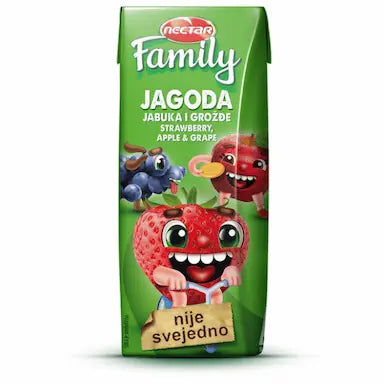 NECTAR family jagoda 200ml   24/1